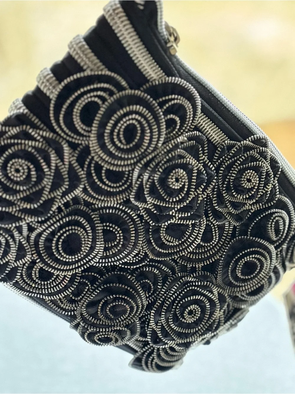 black and silver bag by BAM Bag